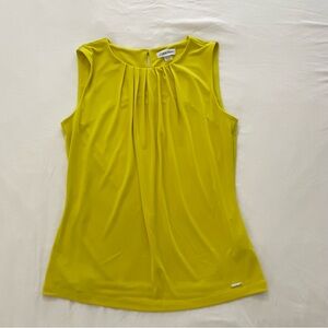 Calvin Klein Yellow Sleeveless Top